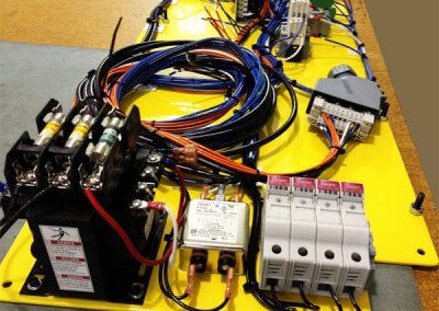 Electromechanical Assembly of a Panel Used Within an Industrial Automation Application